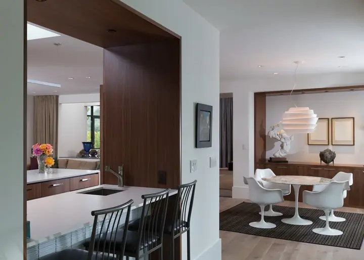 Castle Avenue residence detail — Napa Valley custom home